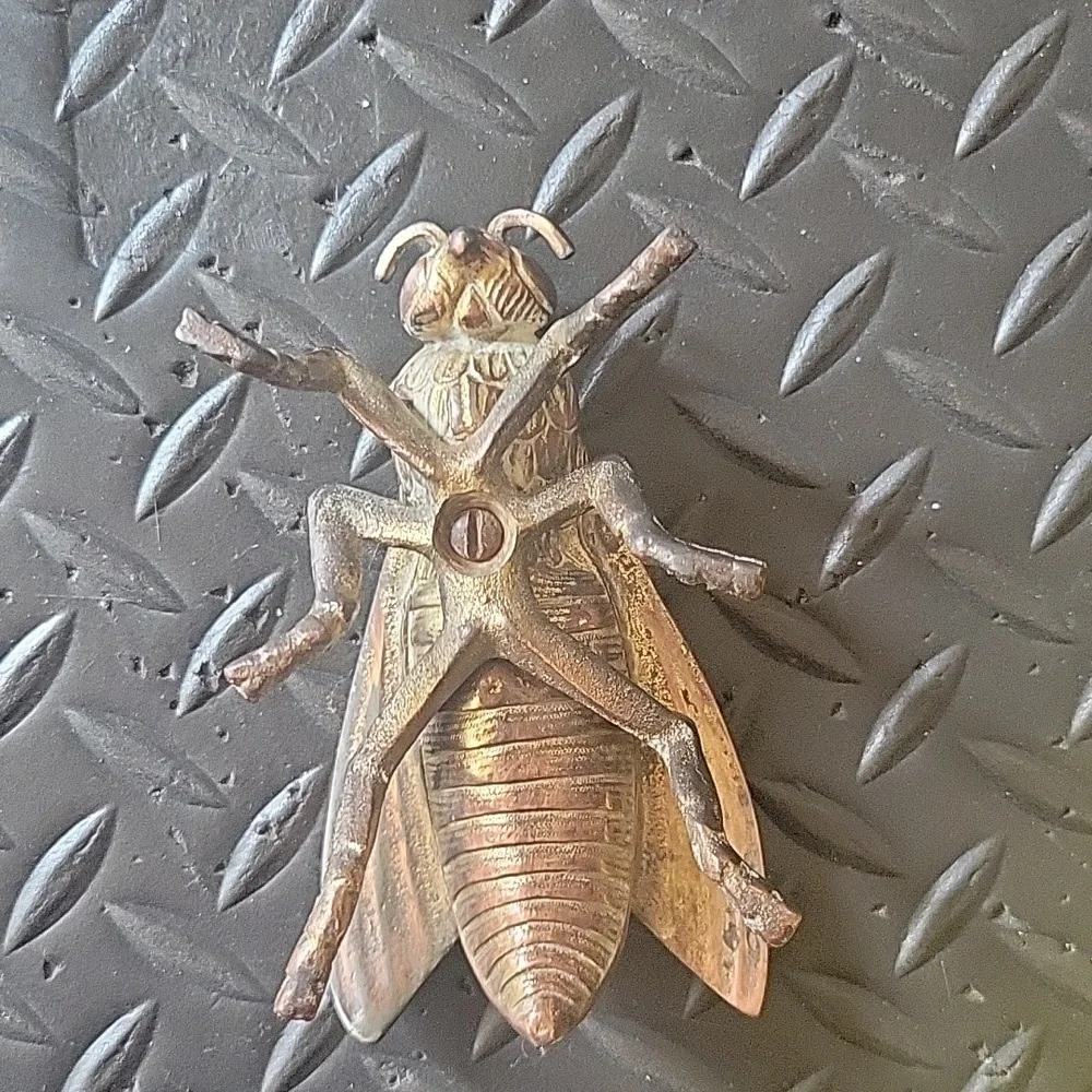 Vintage Brass Fly/Insect Ashtray/Trinket Holder